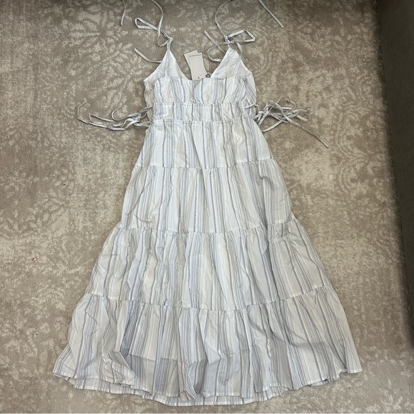 NEW Rails Julia Striped Tiered Maxi / Midi Sundress | Boho Dress - Picture 10 of 13